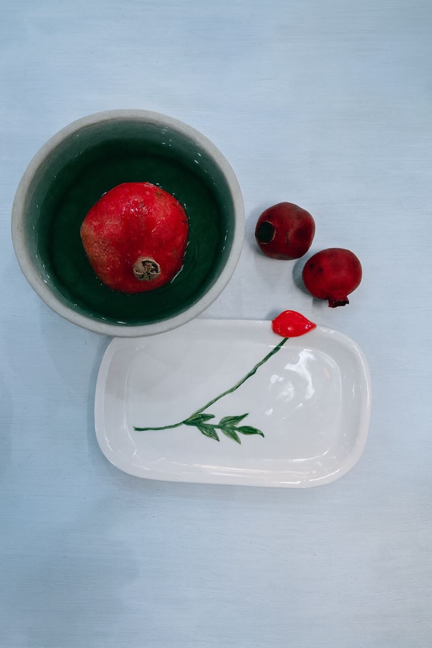 بشقاب سرامیک طراحی شده