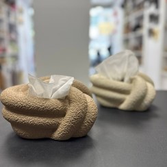 جا ی دستمال کاغذی پلی استر مدل گره ای
